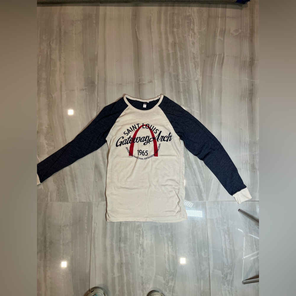 MV Sport Navy and White Casual Button Down Shirt